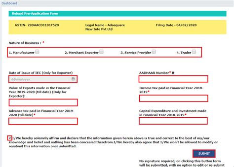 how to claim gst refund